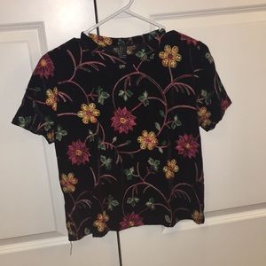 FOREVER 21 VELVET TOP